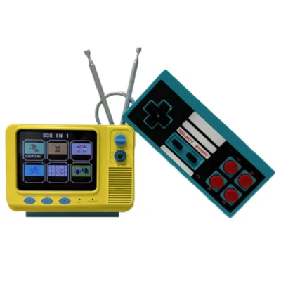 Leitor de videogame mini tv estilo 3.0 polegadas tela grande