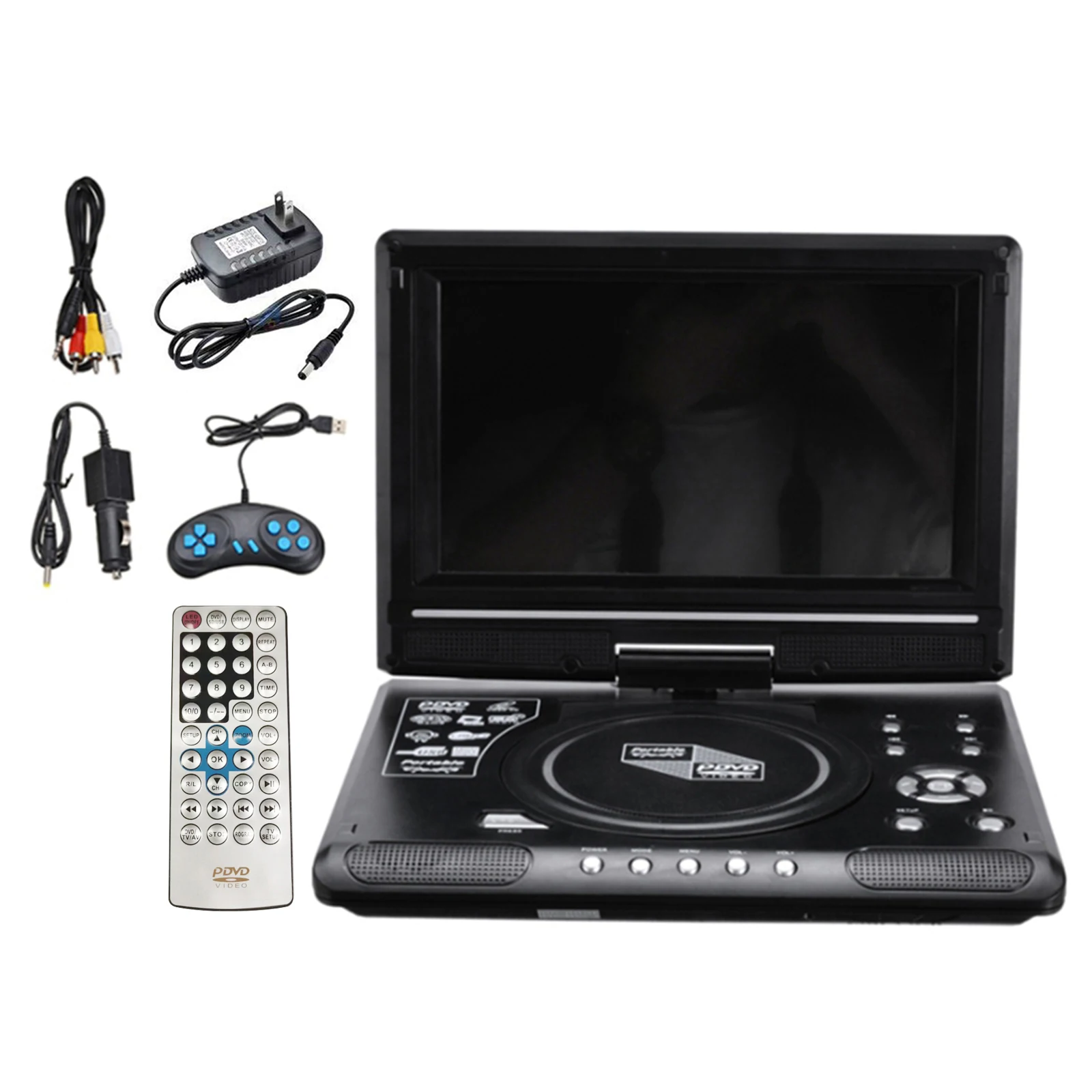 9,8 polegadas 16:9 widescreen 270 ° Tela LCD rotativa Home